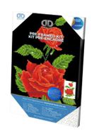 Diamond Dotz, diamentowa mozaika, Czerwona róża, 29-44 cm