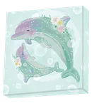 Diamond Dotz, diamentowa mozaika, Dolphin dance