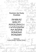 Diariusz rzeczy potocznych i wydatków na różne domowe potrzeby