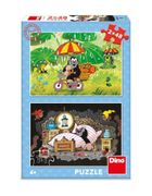 Dino, Krecik, Dzień Krecika, puzzle, 2-48 elementów