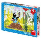 Dino, Krecik na kopcu, puzzle, 24 elementy