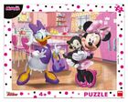 Dino, Myszka Minnie i Daisy, puzzle ramkowe, 40 elementów