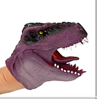 Dino, pacynka, fioletowa
