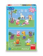 Dino, Świnka Peppa i przyjaciele, puzzle, 2-48 elementów