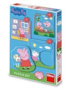 Dino Toys, Baby, Świnka Peppa, puzzle 3w1