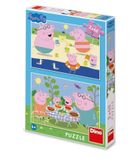 Dino Toys, Świnka Peppa na wakacjach, puzzle, 2-48 elementów