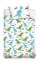 Dinozaury, 2-częściowy komplet pościeli niemowlęcej, 100-135 cm