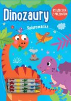 Dinozaury. Kolorowanka + kredki