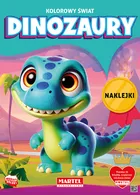 Dinozaury z naklejkami. Kolorowy świat