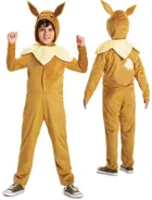 Disguise, Pokemon, Eevee, strój karnawałowy, kigurumi, brązowe, 126-136 cm, 7-8 lat