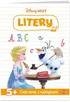 Disney uczy. Kraina Lodu. Ćwiczenia z naklejkami Litery