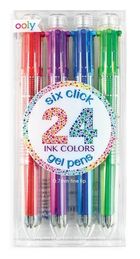 Długopisy żelowe 6w1