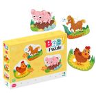 Dodo, Baby, Dzień na farmie, puzzle 3w1