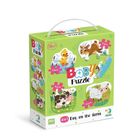 Dodo, Baby, Dzień na farmie, puzzle 4w1