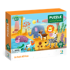 Dodo, puzzle, Biomy, W gorącej Afryce, 60 elementów