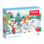 Dodo, puzzle, Pory roku, Zabawa na łyżwach, 60 elementów