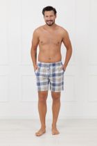 Dół od piżamy męski, czarny, Inga, Italian Fashion