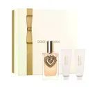 Dolce&Gabbana, Devotion, zestaw: woda perfumowana, 100 ml + żel pod prysznic, 50 ml + balsam do ciała, 50 ml