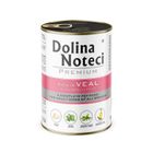Dolina Noteci, Premium, cielęcina z zielonym groszkiem, karma dla psa, 400g