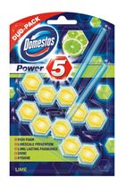 Domestos, Lime, kostka WC Power 5, koszyk 2-55g