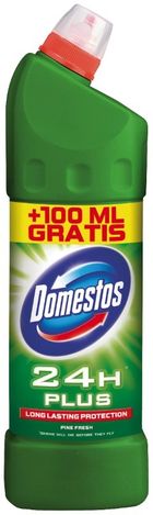 Domestos, Pine Fresh, płyn do WC, czyszcząco-dezynfekujący, 650+100 ml