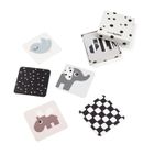 Done By Deer, Elphee, karty kontrastowe dla niemowlaka, 10 szt.