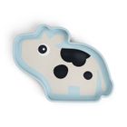 Done by Deer, Stick&Stay, Krówka Dotti, talerzyk z przyssawką, blue