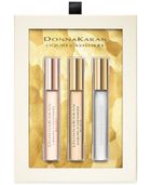 Donna Karan, Liquid Cashmere Collection Rollerball Trio, zestaw: Liquid Cashmere Black, woda perfumowana, 10 ml + Liquid Cashmere White, woda perfumowana, 10 ml + Liquid Cashmere, woda perfumowana, 10 ml