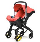 Doona+, mobilny fotelik samochodowy, czerwony