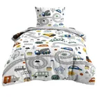 Douceur D'intérieur, Autka, 2-częściowy komplet pościeli bawełnianej, 140-200 cm
