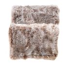 Douceur D'intérieur, miękki koc ze sztucznego futra, beige