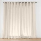 Douceur d'intérieur, szeroka zasłona na przelotkach, efekt lnu, Carlin