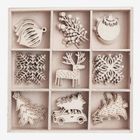 DP Craft, kształty z drewna święta, 45 szt.