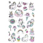 DP Craft, naklejki metaliczne 3D, jednorożce