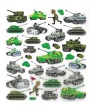 DP Craft, naklejki papierowe, czołgi