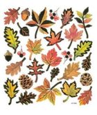 DP Craft, naklejki papierowe, liście jesienne