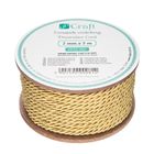 DP Craft, sznurek ozdobny, złoty, 2 mmx5m