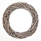 Dp Craft, wianek wiklinowy, szary, 36 cm