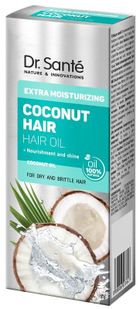 Dr. Sante, Coconut Hair, olejek do włosów suchych i łamliwych ekstranawilżenie, 150 ml