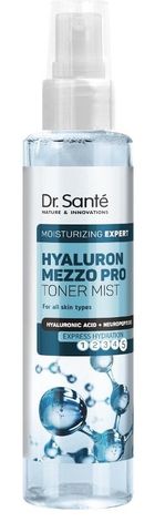 Dr. Sante, Hyaluron Mezzo Pro, tonik intensywnie nawilżający w mgiełce, 150 ml