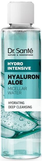 Dr. Sante, Hydro Intensive, płyn micelarny intensywnie nawilżający hyaluron + aloe, 200 ml