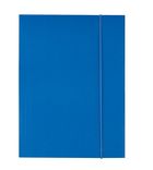 D.rect, teczka kartonowa z gumką, A4, niebieska, 300g, 1 szt.