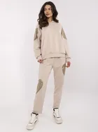Dres damski, beżowy, Italy Moda