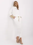 Dres damski, ecru, Italy Moda