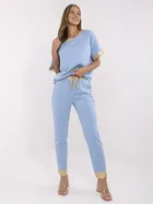 Dres damski, niebieski, Italy Moda