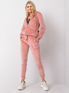 Dres damski, welurowy, różowy, Relevance