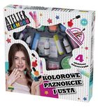 Dromader, Atelier Glamour, Kolorowe paznokcie, usta, zestaw kreatywny