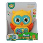 Dromader, mini pianinko, zabawka muzyczna, sowa
