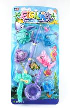 Dromader, wędka z rybkami, gra zręcznościowa