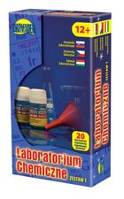 Dromader, zabawka naukowa, Laboratorium chemiczne, 20 eksperymentów, Zestaw 1